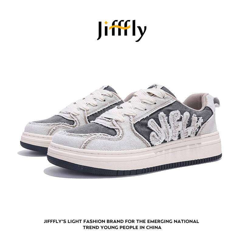 Jiffly Men's Casual Retro Sneakers for Fall/Winter - Versatile Unisex Fashion Shoes