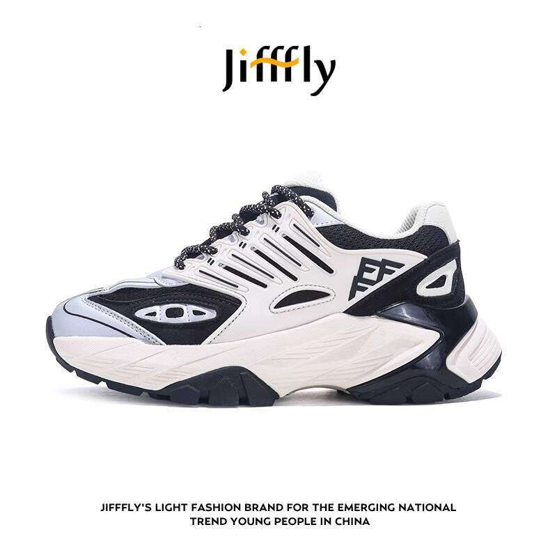 Jifffly Bread Men's 2025 New Summer Trend Thick Sole Height Increasing Couple Sports Casual Shoes Women
