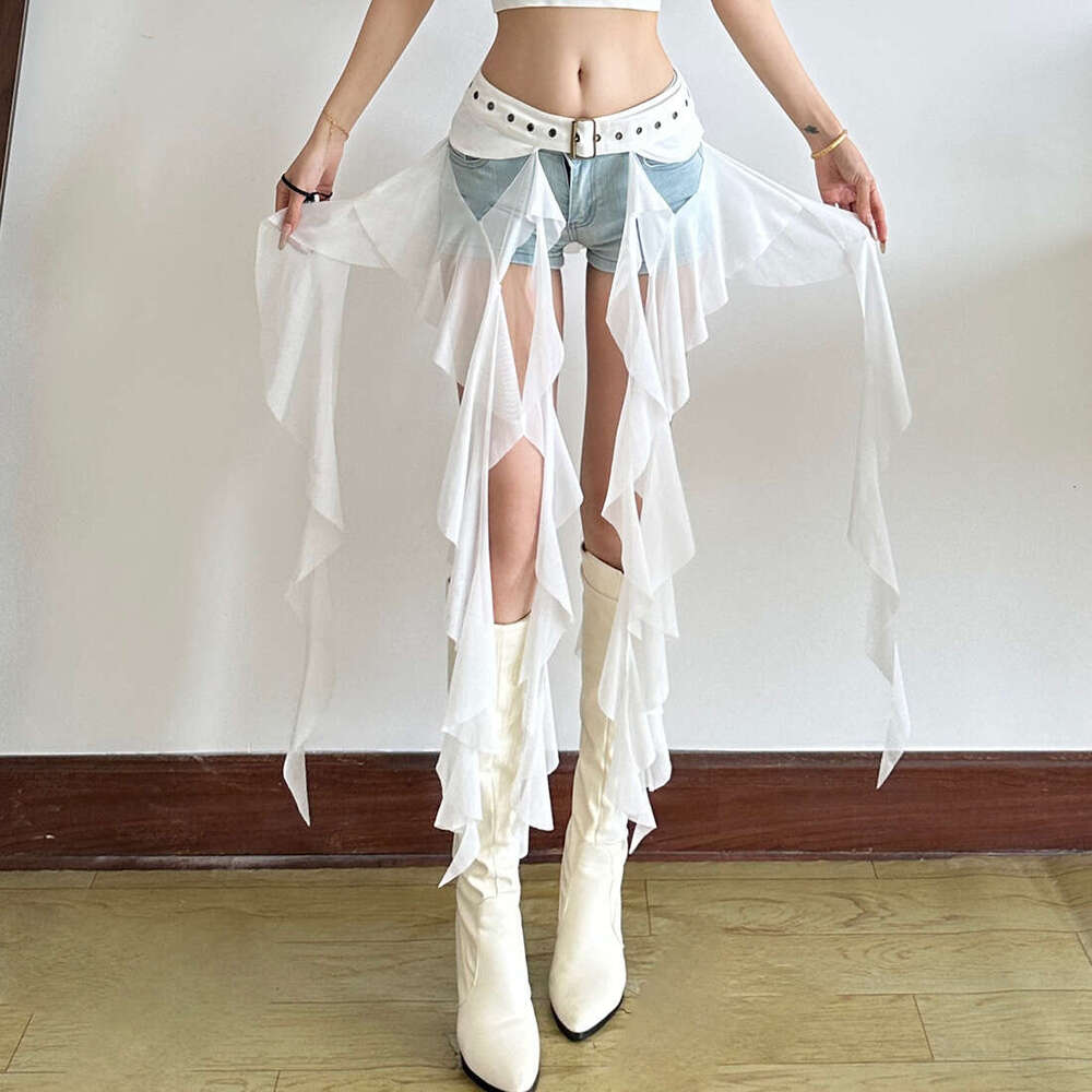 2025 Summer New Ins Style Fashion Casual Trendy Irregular Versatile Ribbon Waist Belt Women's Clothing 55c