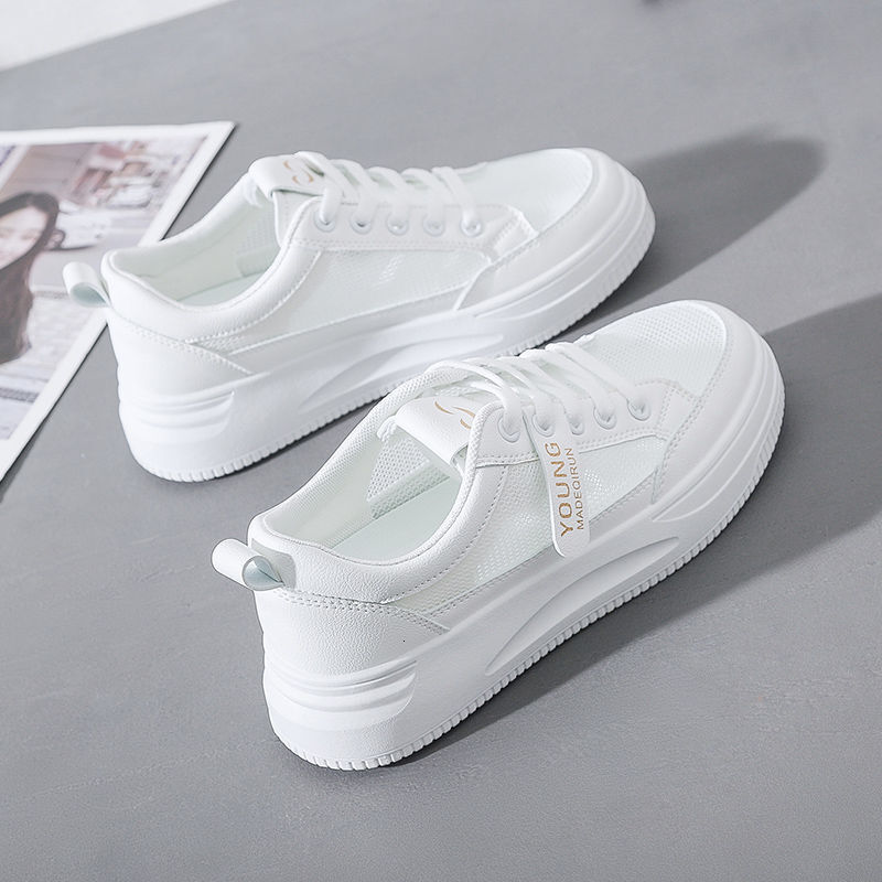White Sneakers for Women 2023 New Running Ins Trendy Women's Korean Style Female Student Casual Sports Fashion Board Shoes ddmythur
