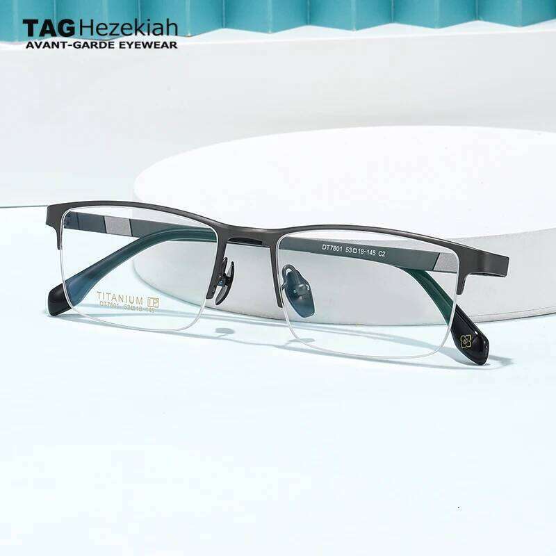 2025 Glasses Frame Men Retro Designer Titanium Eyeglasses DT7801 Vintage Brand Computer Women Fashion Eyewear spectacle