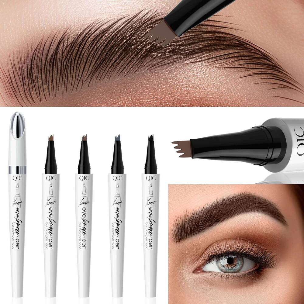 Waterproof Liquid Eyebrow Pencil - 4 Split Head, Fast-Drying & Long-Lasting, High Color Rendering For All Skin Types X250725