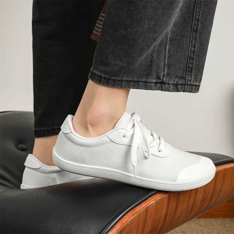 2025 New Style PUAMSS Mens Wide Minimalist Barefoot Shoes Walking Sneakers for Men Zero Drop Sole XJ250725