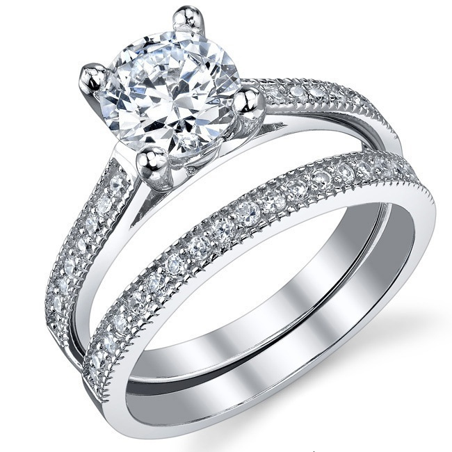 Sanjie fashion couple pair ring popular engagement ring alloy inlaid zircon hand jewelry