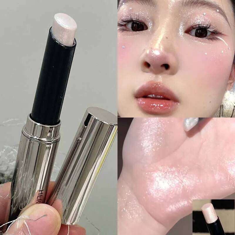 Dia Pearlescent Glitter Shadow Highlighter Stick Naturally Brightens Eye Makeup Shiny Gloss Eyeshadow Lying Silkworm Pen X250723 X250