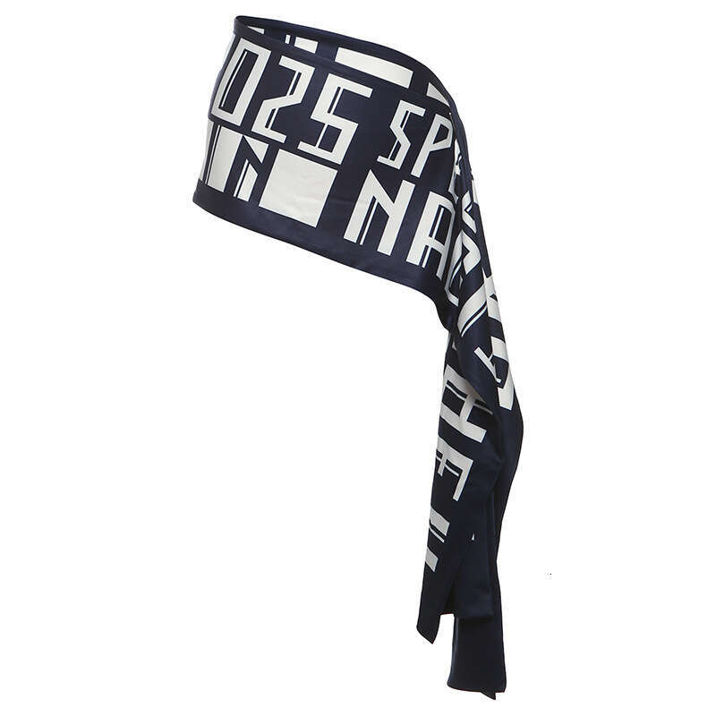 2025 New Summer Fashionable Trendy Street Hip-Hop Letter Print Versatile Loose Waist Belt 29b