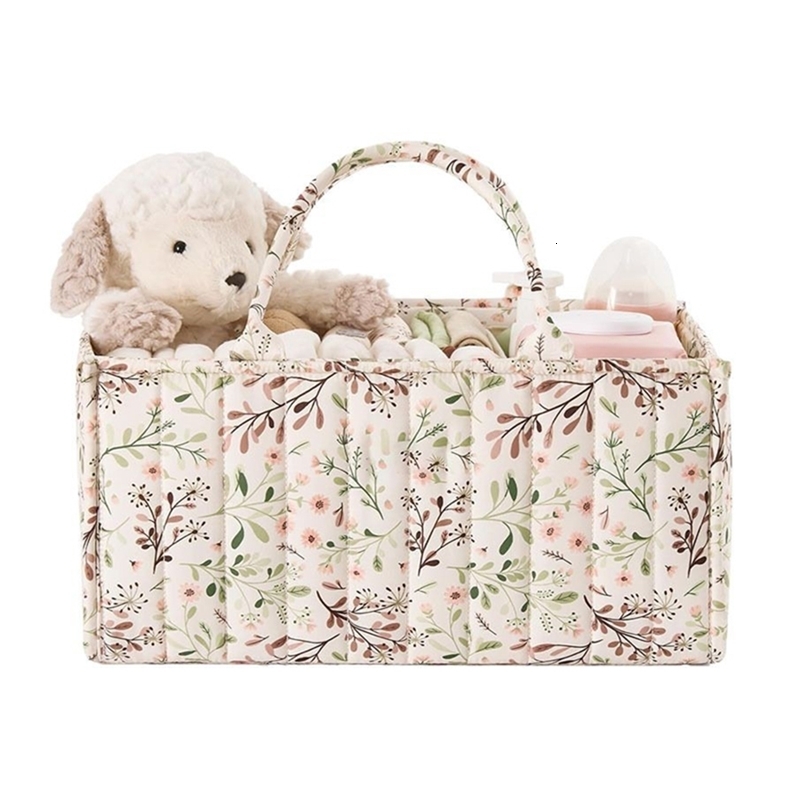 Baby Diaper Organizer Bag Folding Portable Storage Bins High Capacity for Items 250724