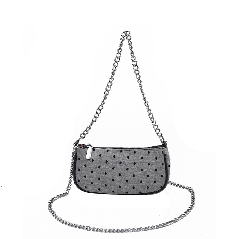 Luxury Brand Designer Bag Korean Style Trendy Polka Dot Bow Pillow Bag Fashionable Women's Bag Chain Embroidery Niche Single Shoulder Crossbody B