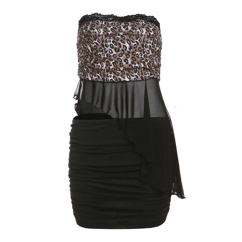 2025 Spring New Women's Solid Color Slim Fit Tube Top Vest Fashion Low Waist Bodycon Skirt 778