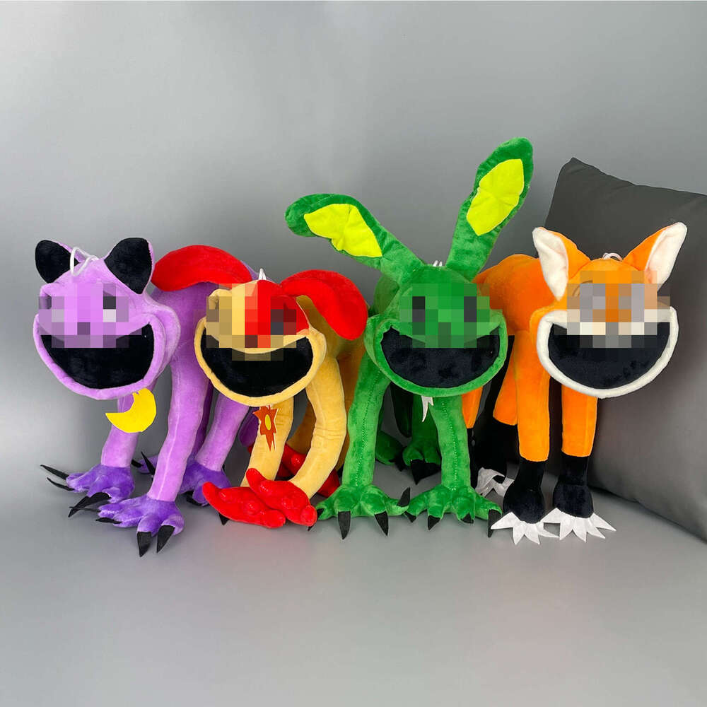 New Smiling Critters Bobby Mutated Purple Cat Horror Doll Plush Toy