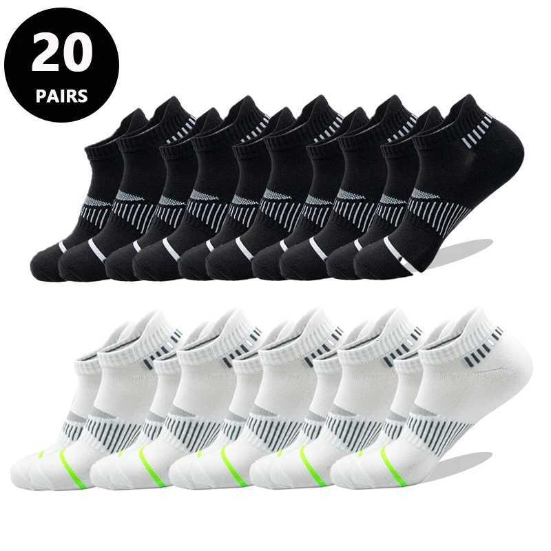 20 Pairs Mens Classic Crew Socks Unisex Sports Socks for Men Running Basketball Anti-slip Outdoor Breathable Mens Socks X250725