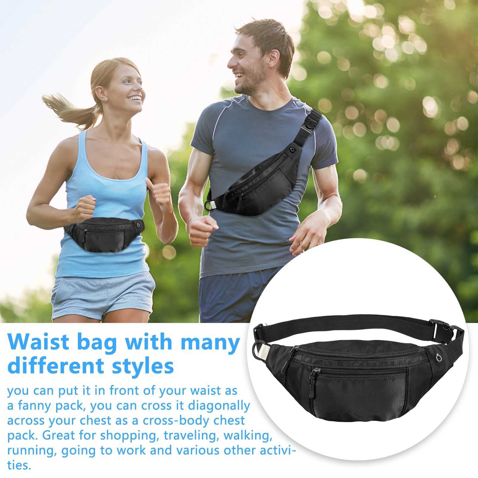 Oxford Cloth Belt Bag Hiking Phe Pouch Men Waist Bag Crossbody Fanny Pack with Adjustable Strap for Travel Work Cycling and Sports Y250724