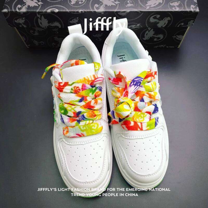 Jifffly Men's Sneakers 2025 Summer New Versatile Loafers Couple White Casual Sports Shoes