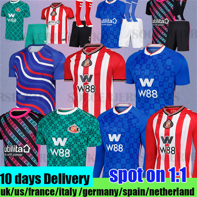 sunderland shirts25 26 Retro Soccer Jerseys STEWART SIMMS ROBERTS AMAD CLARKE DAKU EMBLETON E kids Football Shirt PRITCHARD football