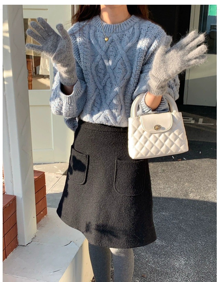Designer Bag Shoulder Bag Luxury Bag Purse Crossbody Bag Fashion Commuter Handbag High Quality Leather Small Square Bag Light Color Large Capacity Sho