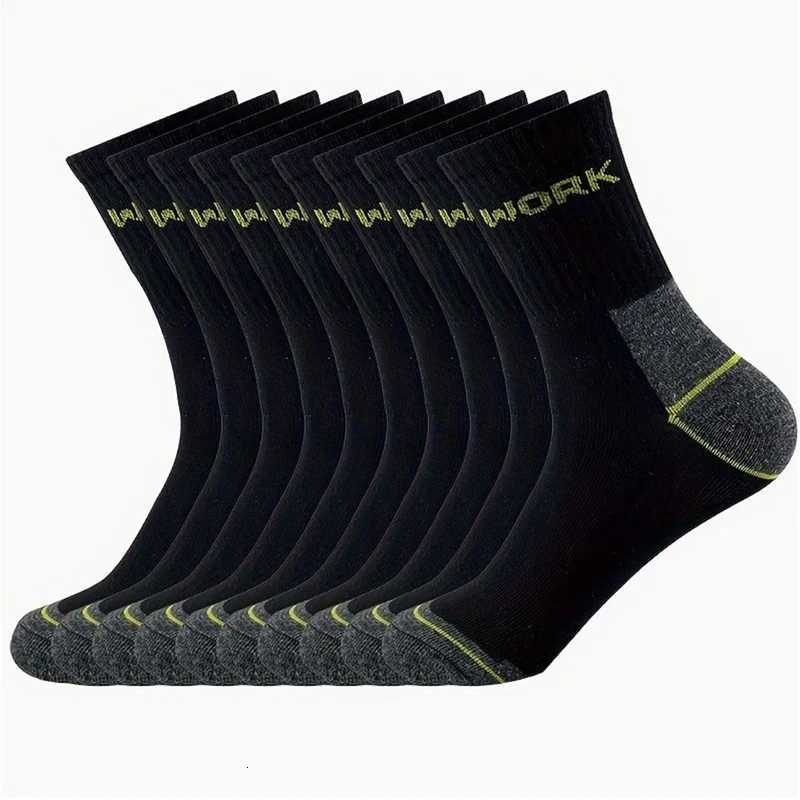 6/12 Pairs High-Quality Men Business Odor Proof Mid Tube Socks Sweat Absorbing Breathable All Season Sports Leisure Socks X250725