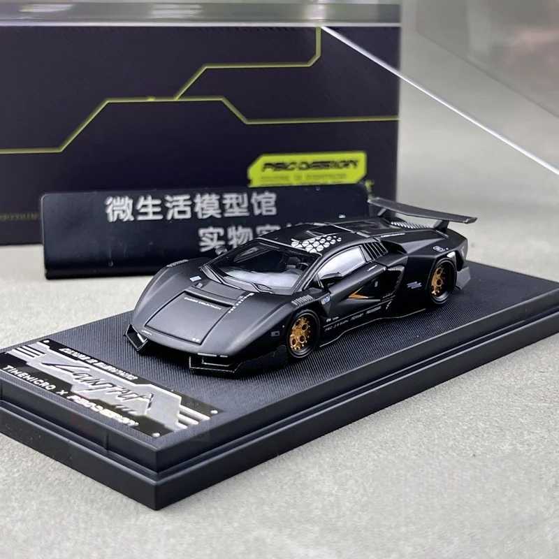 TimeMicro PSC DESIGN 1 64 PSC Countach Pure white Edition Alloy Car Model Z250724