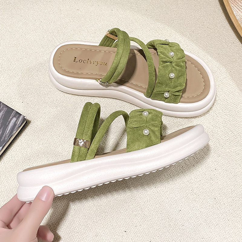 Ddmysports Stepping On Clouds Feeling For Women New Summer Outdoor Wear With Dress Fashion Fairy Style Exquisite Slimming Sandals Outdoor Shoes