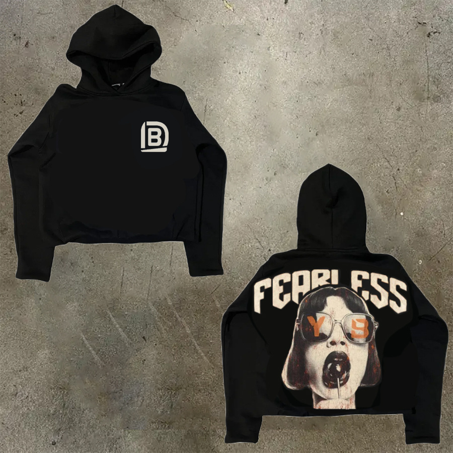 American Y2K Hip Hop Streetwear Punk Rock cartoon Print Oversized Loose Hoodie Sweatshirt Mens Womens Pullover Hoodie.