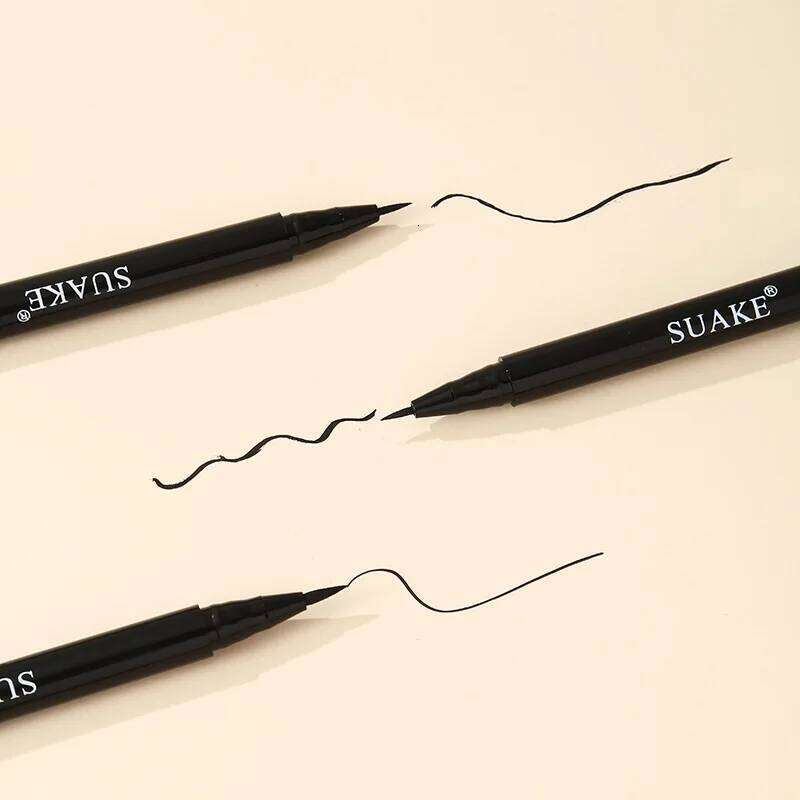 Waterproof Black Long Lasting Eye Liner Pencil Quick Drying Not Bloom Natural Eyeliner Liquid Pen Cosmetic Tools X250725 X250725