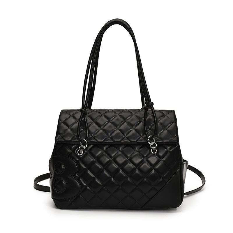 Luxury Brand Designer Bag New 2025 Kangpeng Quilted Large Tote Bag Large Capacity Commuter Crossbody Versatile Single Shoulder Double Shoulder Bag For