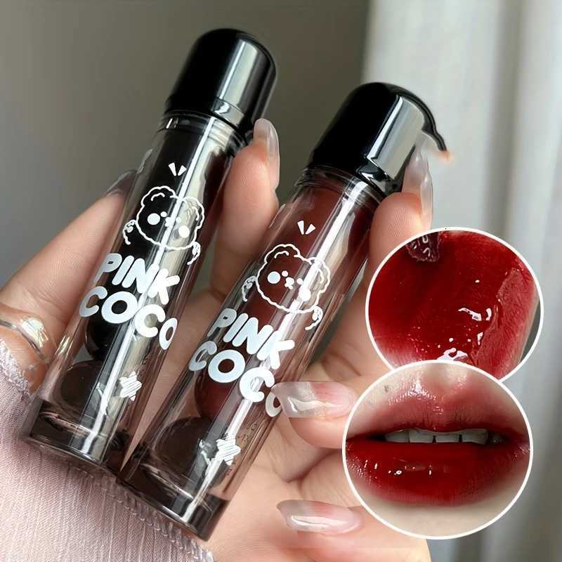 Mirror Lip Glaze - Glossy Lip glossMoisturizing Non-stick Cup Nude Lipstick High Pigmented Liquid Lipstick Lip Cosmetic MakeupXJ250724