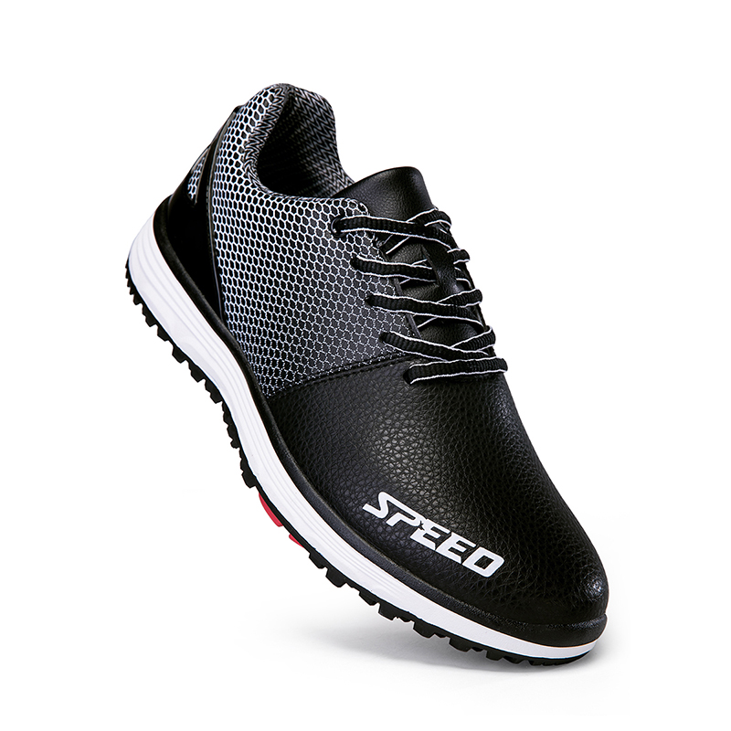Golf shoes Mens trainers Sneakers soft breathable outdoor sports wear resistant shock absorption