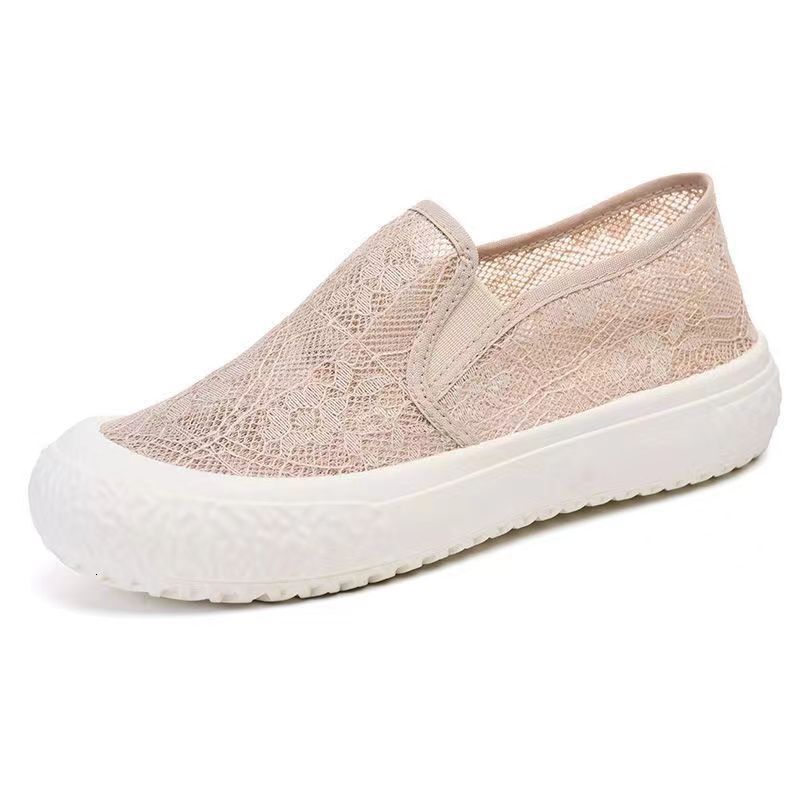 Spring and Summer Fisherman Soft Sole Non-Slip Women's Student Breathable Casual Versatile Canvas Shoes Sneakers Slip-On ddmythur