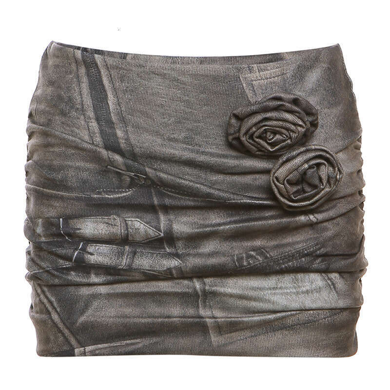 Women's Fashion 2023 Autumn Winter New Street Style Sexy High Waist Bodycon Skirt f1f