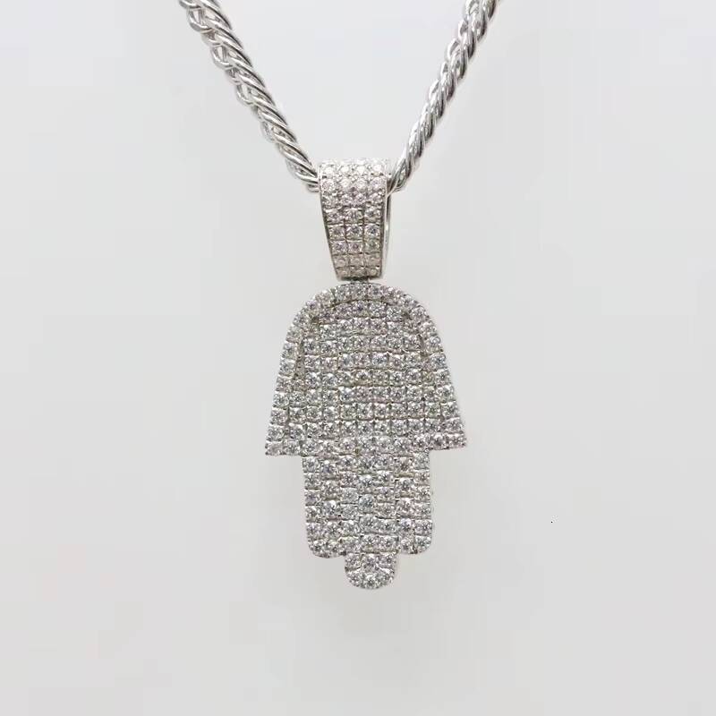 Paston Customized Jewelry Moissanite Hip Hop Figure Pendant Any Venue Available for Men Silver or Gold Available