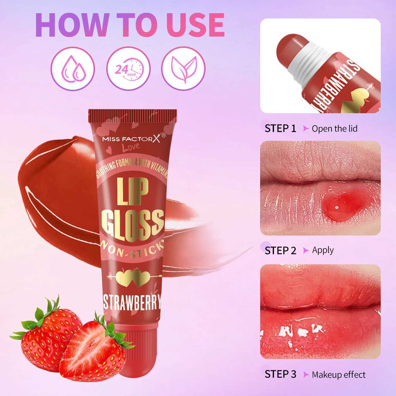 30 pieces/box lip gloss set 6-color lip gloss moisturizing and glossy the best choice for womens gifts and Thanksgiving giftXJ250724