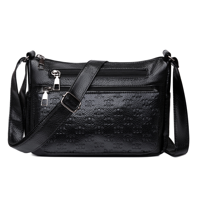 Small square bag 2025 new spring style PU single - shoulder and cross - body bag A fashionable mom's bag for women with large capacity and versat