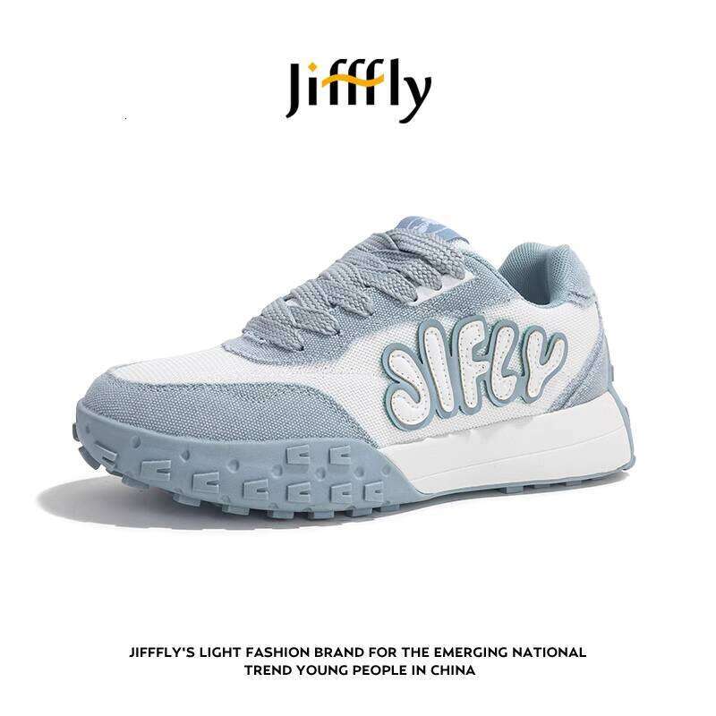 Jiffly Aggan Women's Classic Retro Sneakers for Fall/Winter with Thick Sole