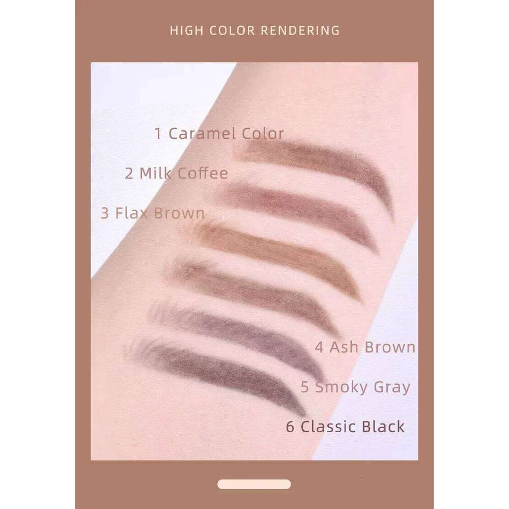1PC Waterproof Double-Ended 1.5mm Ultra Fine Eyebrow Pencil Sweat-proof Long Lasting Professional Eye Makeup X250725