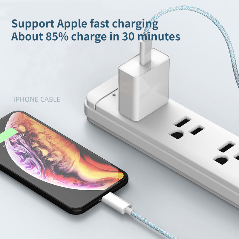 PD27W Type C usb data cable with L charging cord for Macbook Pro/Apple iPad