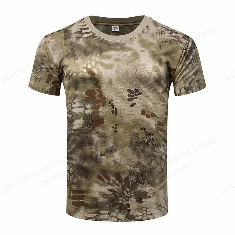 Camouflage 3D Print T-shirt Men Fashion Short Sleeve Tshirt Outdoors Tshirt Oversize Tops Tees Camo T Shirt Male Clothing Sports Y250724