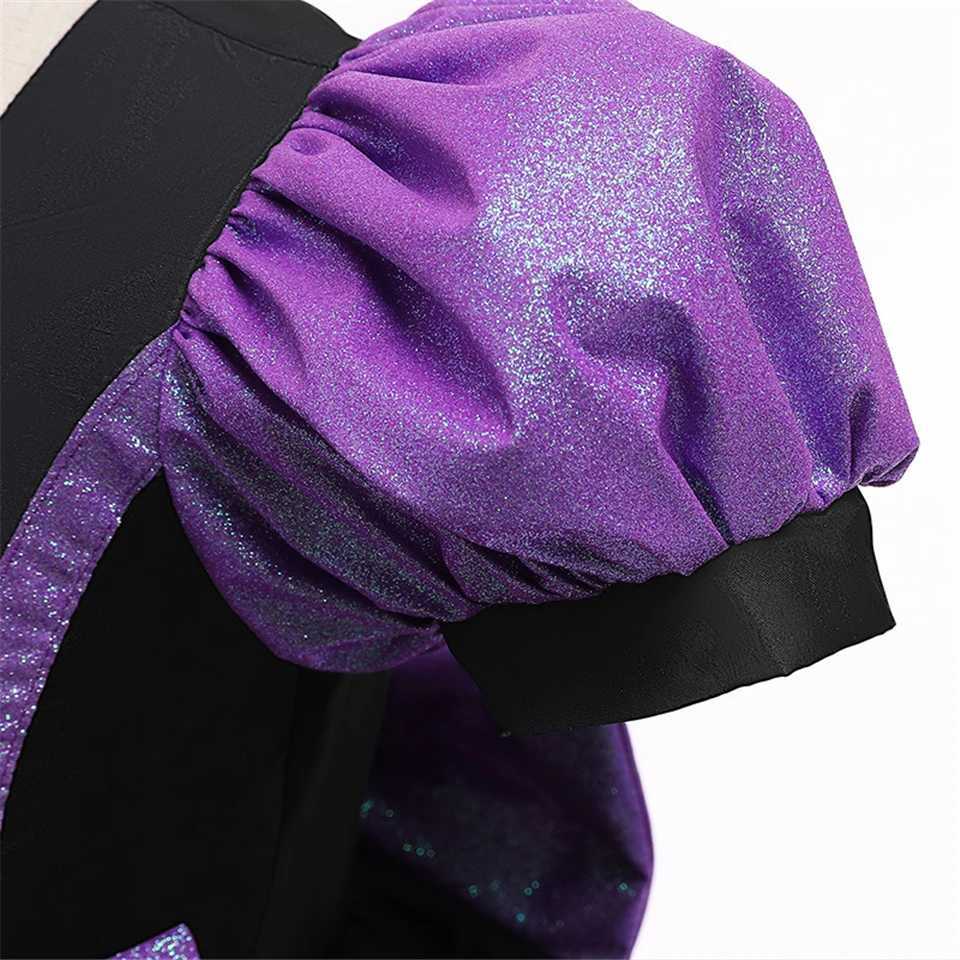 2025 Halloween Bat Look Cosplay Dress for Girls Children Carnival Masquerade Par Bat Witch Vampire + Props Child Clothing Set Z250725