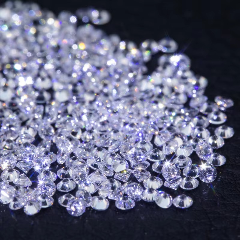 Messi Jewelry 1.1-3mm Small Sizes DEF VVS Round Melee Lab Diamond Price Per Carat Excellent Cut HPHT Loose Melee Lab Grown Diamond