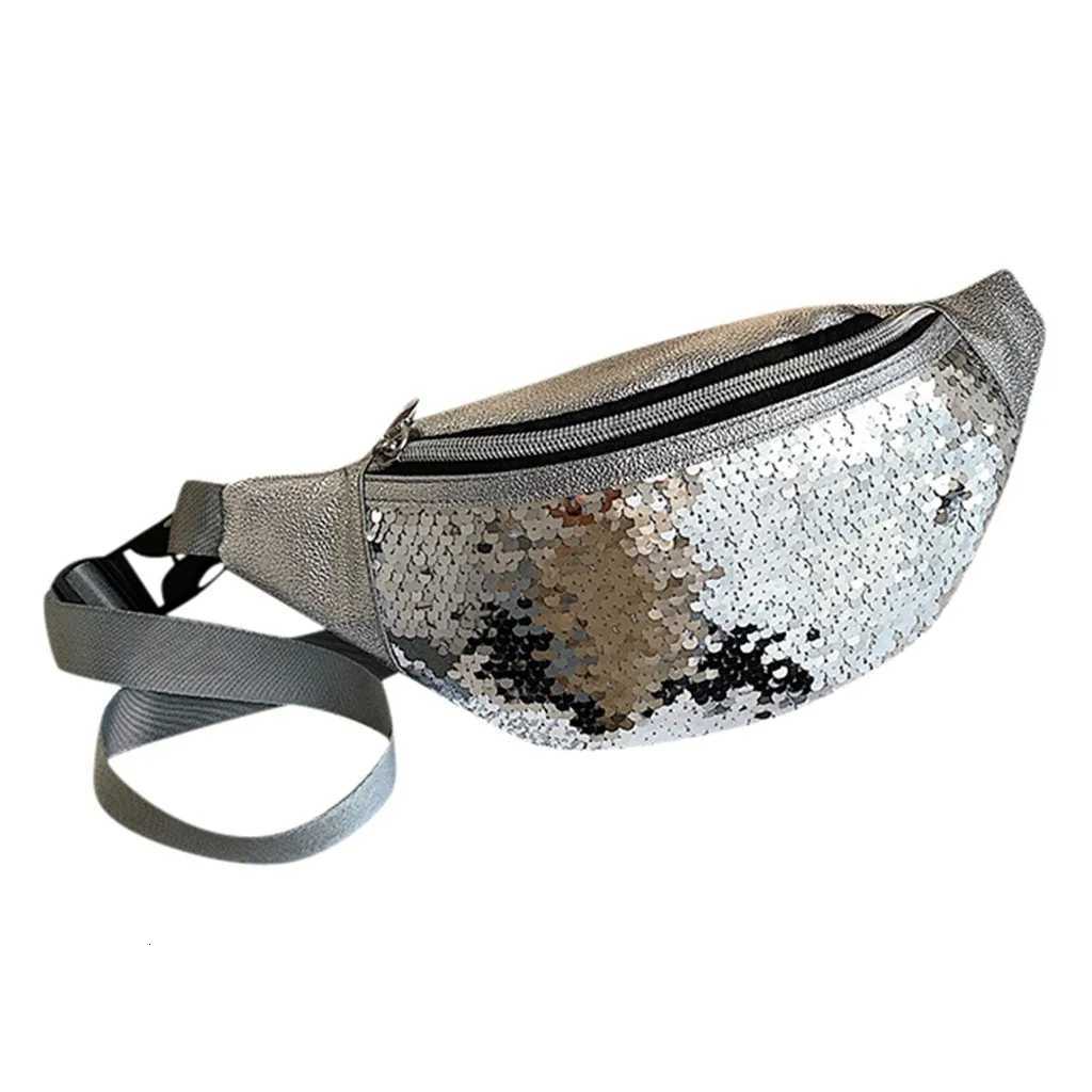 2024 Sequin Waist Bag New Fi Shoulder Crossbody Bag Ch Bag Fi Sequin Decorative Large Capacity Waist Pack Y250724