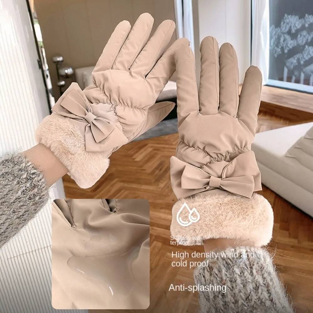 Touch Screen New Wind Waterproof Cold Resistance Cycling Gloves Thermal Fleece Warm Skiing Mittens Winter ddmythur