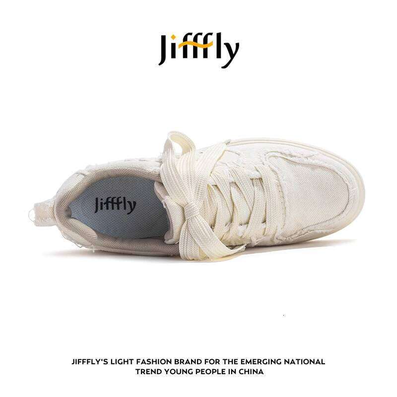 Jifffly Men's Sneakers 2025 Summer New Versatile Breathable Trendy White Couple Casual Sports Shoes