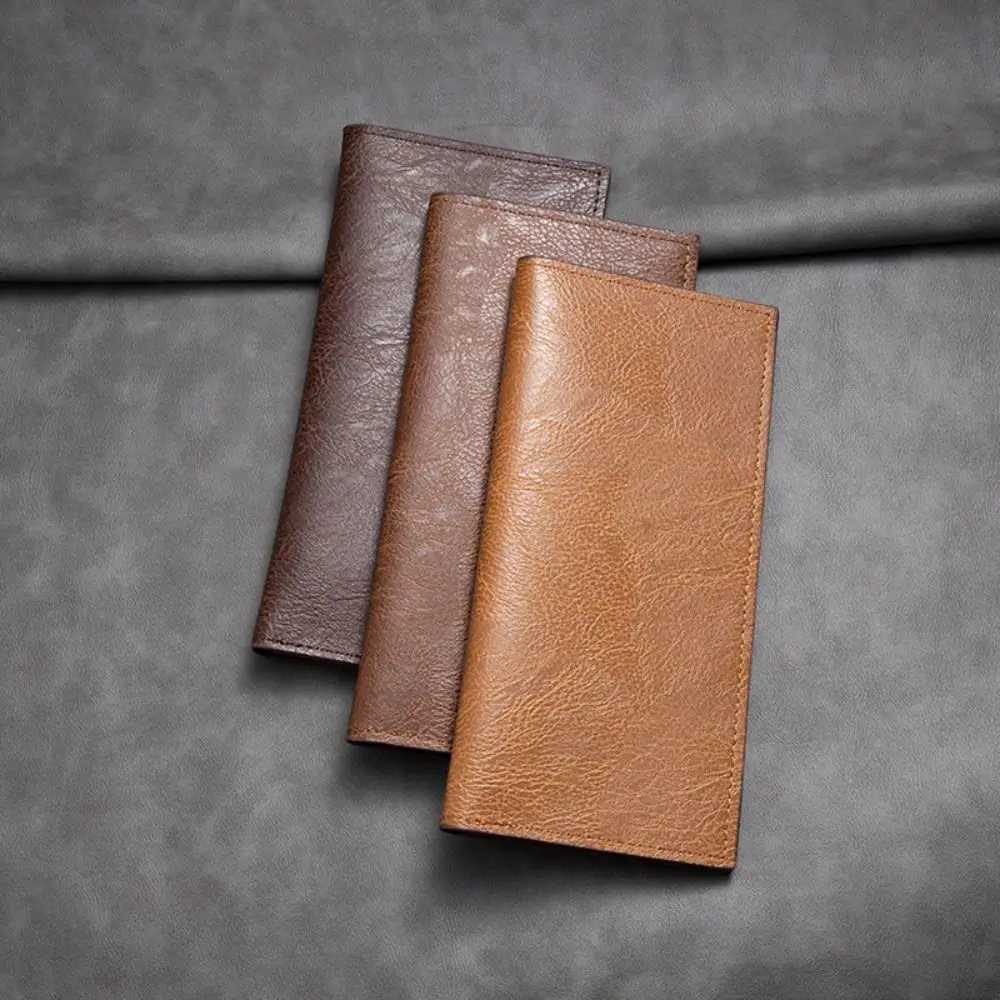 PU Leather Long Wallet For Men Durable Multiple Slots Men Card Holder Thin Soft Men Wallet Card Bag Large Banknote Money Purses Z250725