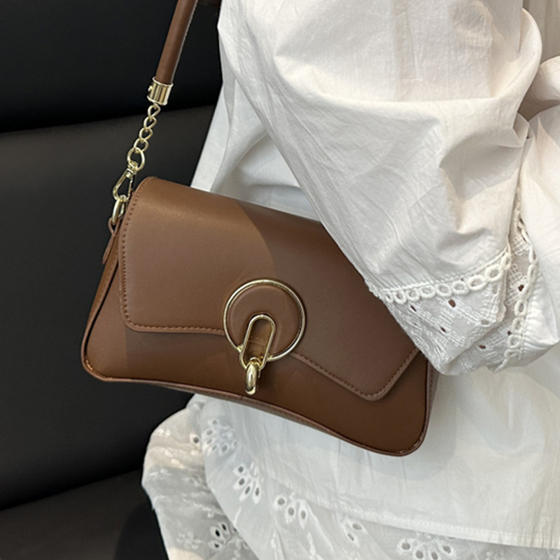 2025 Summer New Women's Shoulder Bag New Wide Shoulder Strap Small Square Bag women's Summer New Women's Crossbody Bag Summer New Simpl