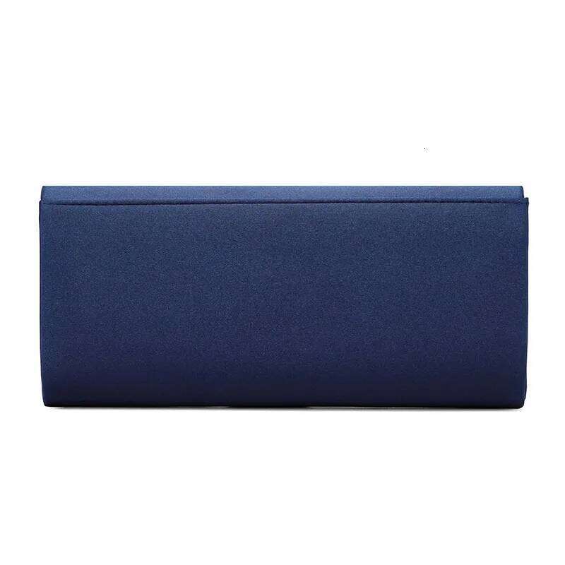Satin Bowknot Evening Handbag Elegant Women Clutch Bridal Wedding Party Clutches Purses Meatl Chain Crossbody Shoulder Bag