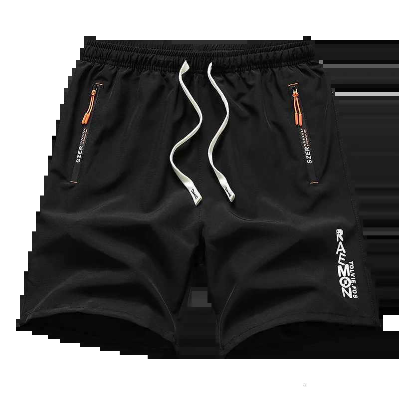 M-8XL Large mens shorts quick drying breathable five-quarter pants mid-length pants straight-leg casual running sports pants W250724