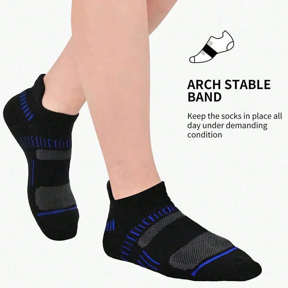 6/24 Pairs Sports Socks For Men Women Breathable Running Fitness Compression Socks Professional Marathon Quick Dry Elastic Socks X250725