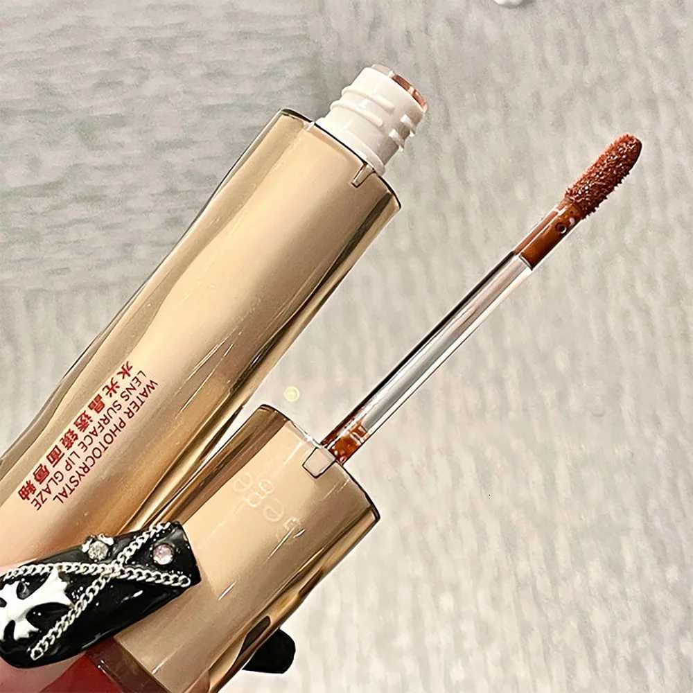 Gege Bear Crystal Lip Glaze Mirror Juicy Finish Non Sticky Moisturizing Dry Lips Plumping Lip Gloss Korean StyleXJ250724