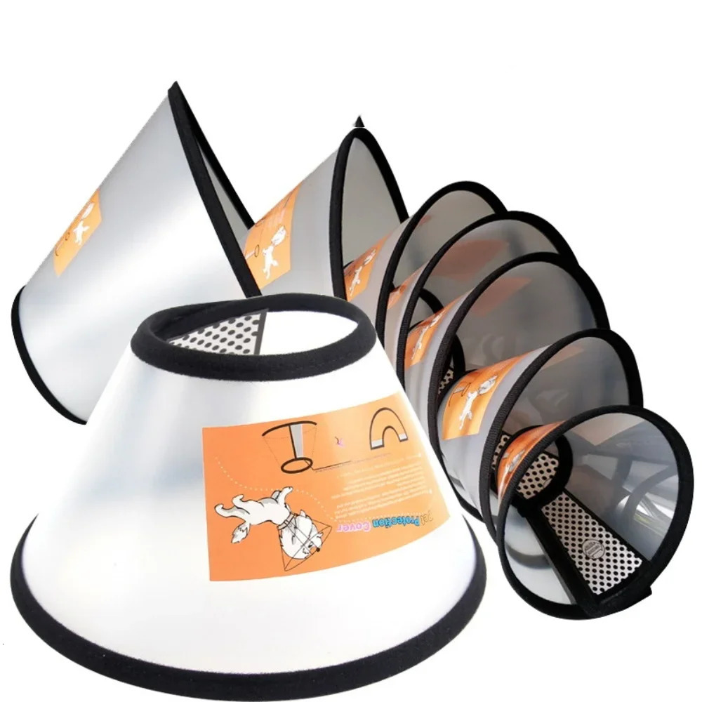 Pet Elizabethan Collar for Cat Dog Adjustable Recovery Pet Cone Anti-Lick Protective Collar Pet Post-operative Recovery Supplies 250731