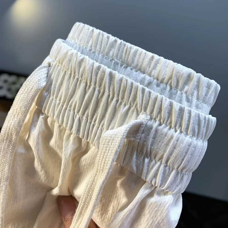 Work shorts for men in summer thin cool breathable outdoor loose elastic versatile beach pants W250724