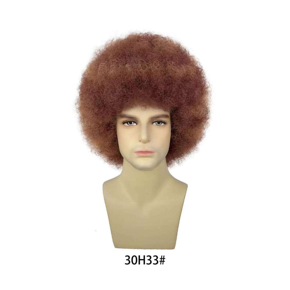 Synthetic For Men And Women 70S Unisex Jumbo Costume Funny Party Big Afro Wigs